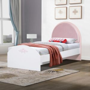 سرير فردي للأطفال منجد من بيكسي - 90x200 سم