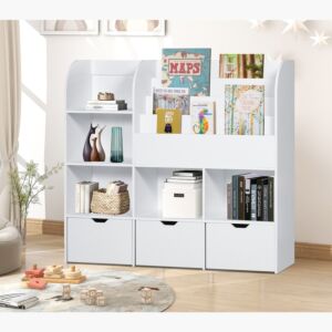 وحدة تخزين وخزانة كتب بـ 3 أدراج من فانيلا كوزميك