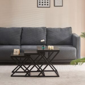 طقم طاولات متداخلة 3 قطع من أسكو