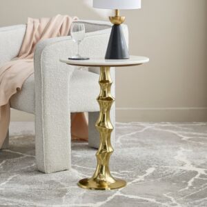 طاولة جانبية بسطح من الرخام الأصلي من چولي