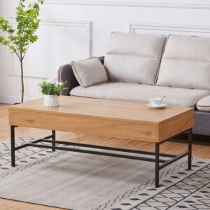 طاولة قهوة ذات سطح قابل للرفع أليا