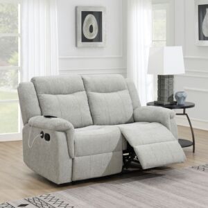 كنبة استرخاء قماش مقعدين مع يو إس بي من جين