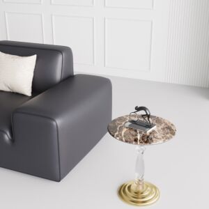 طاولة زينة جانبية من الحجر الملبد من جراندورا