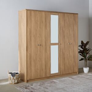 دولاب ملابس 5 أبواب بمرآة من نورديكا