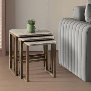 طاولات متداخلة فيمون - طقم 3 قطع