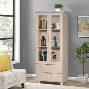 خزانة كتب مع درجين من أيلاند