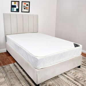 مرتبة فردية بإسفنج عالي المرونة ونوابض حلزونية 90x200x22 سم