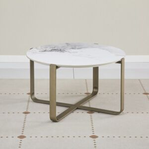 طاولة قهوة من الحجر الملبد من كوكو