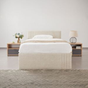 سرير توين منجد بتخزين هيدروليك نيكست فرانكفور 120x200 سم