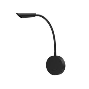 اضاءة جدارية - مشطوف 3 واط - اسود