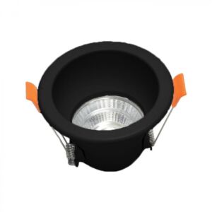 سبوت لايت كوب فريم أسود شمسي