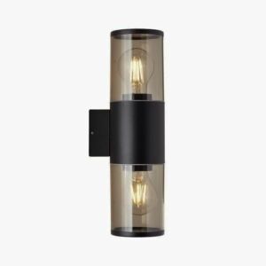 اضاءة جدارية اب داون سموك - اسود