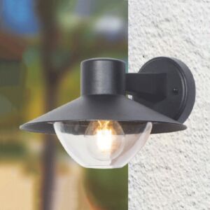 اضاءة جدارية خارجية مودرن سيمبل - اسود