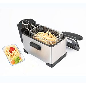 قلاية زيت مستطيل من جي في سي برو - 3 لتر