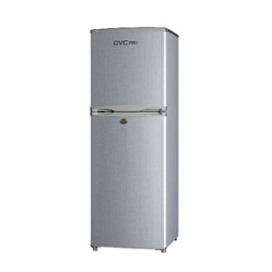 ثلاجة بابين 138 لتر - فضي