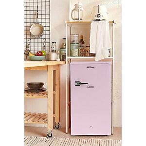 ثلاجة كلاسك جي في سي برو 86 لتر - وردي