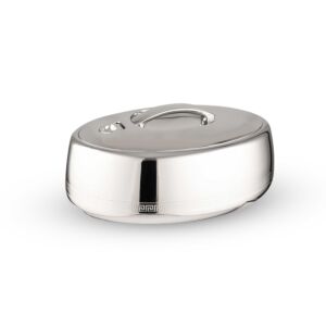 حافظة طعام غولدن فاير كروم لون فضي - سعة 3.5لتر