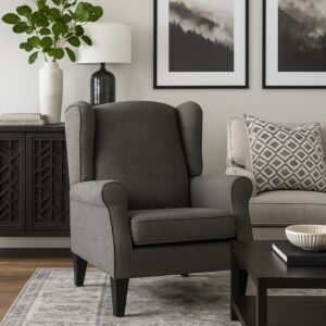 كرسي مفرد انتيكا - رمادي