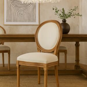 كرسي طعام كوليس - ابيض