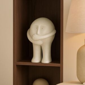 مجسم ديكوري عصري 16 سم - ابيض