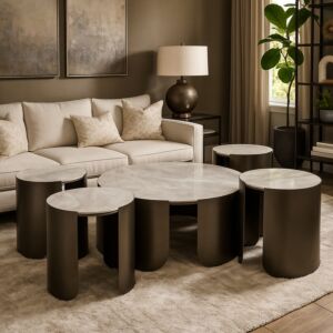 طقم طاولة قهوة 5 قطع اتاشي