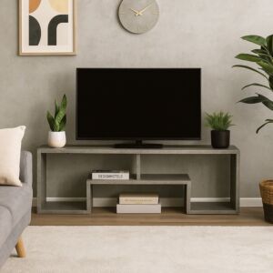 طاولة تلفزيون كومار - رمادي