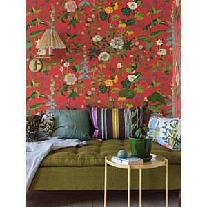 ورق جدران ريترو - احمر ومتعدد الالوان