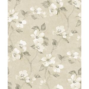 ورق جدران منقوش كوتج جاردن - اصفر فاتح