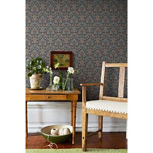 ورق جدران آنو - ازرق غامق