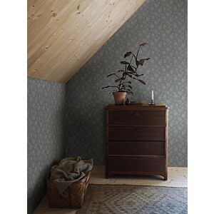 ورق جدران منقوش ميروتي - ازرق