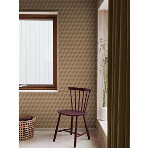 ورق جدران منقوش سيلا - بيج