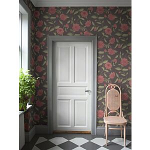 ورق جدران منقوش زهور الطبيعة - بني