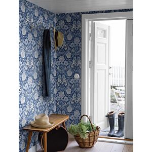 ورق جدران منقوش زهور الطبيعة - ازرق