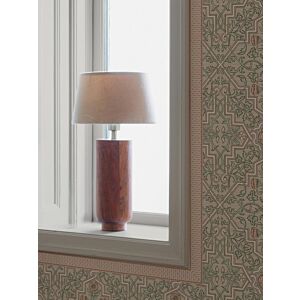 ورق جدران منقوش شريط باردر - احمر