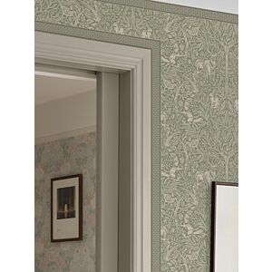 ورق جدران شريط رفيع جوردان - اخضر