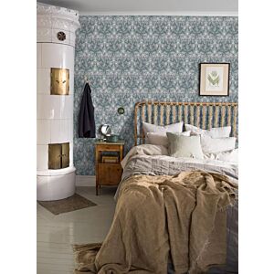 ورق جدران ازدهار - ازرق