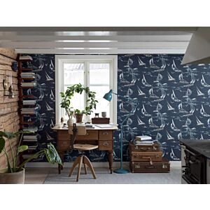 ورق جدران مارستراند الثاني - ازرق