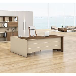 مكتب مع ملحق نيو نيرا 180 سم - بني ومتعدد الالوان