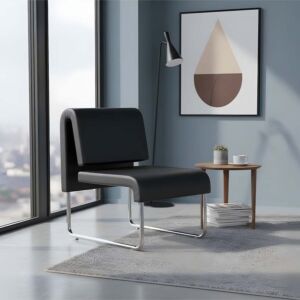 كرسي مفرد دلما - أسود