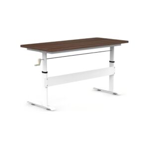 طاولة مكتب مدرسي لانو 140 سم - بني وابيض