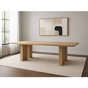 طاولة طعام فرينك - 10 اشخاص - بيج