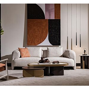 كنبة ثلاثية سان فيتو - كريمي