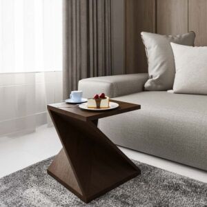 طاولة جانبية دلون - بني