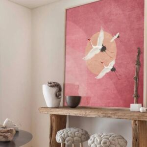 لوحة جدارية رامونا - 100x200 سم - كلاسيك شامبين عريض