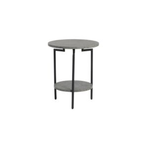 طاولة جانبية دورين كيورا - رمادي واسود