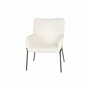 كرسي طاولة طعام ايليتا - ابيض