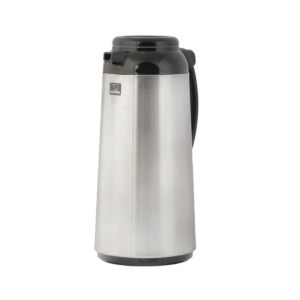 ترمس ابوفيل زوجبروشي ياباني - فضي وأسود - 1 لتر