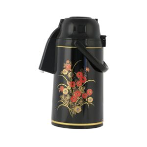 ترمس ياباني فلورالي 3 لتر - اسود ومتعدد الالوان