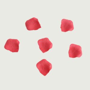 بتلات ورد صناعي ليون - فوشي - 12 قطعة