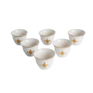 طقم فنجان قهوة سعودية 6 قطع - سكوالو